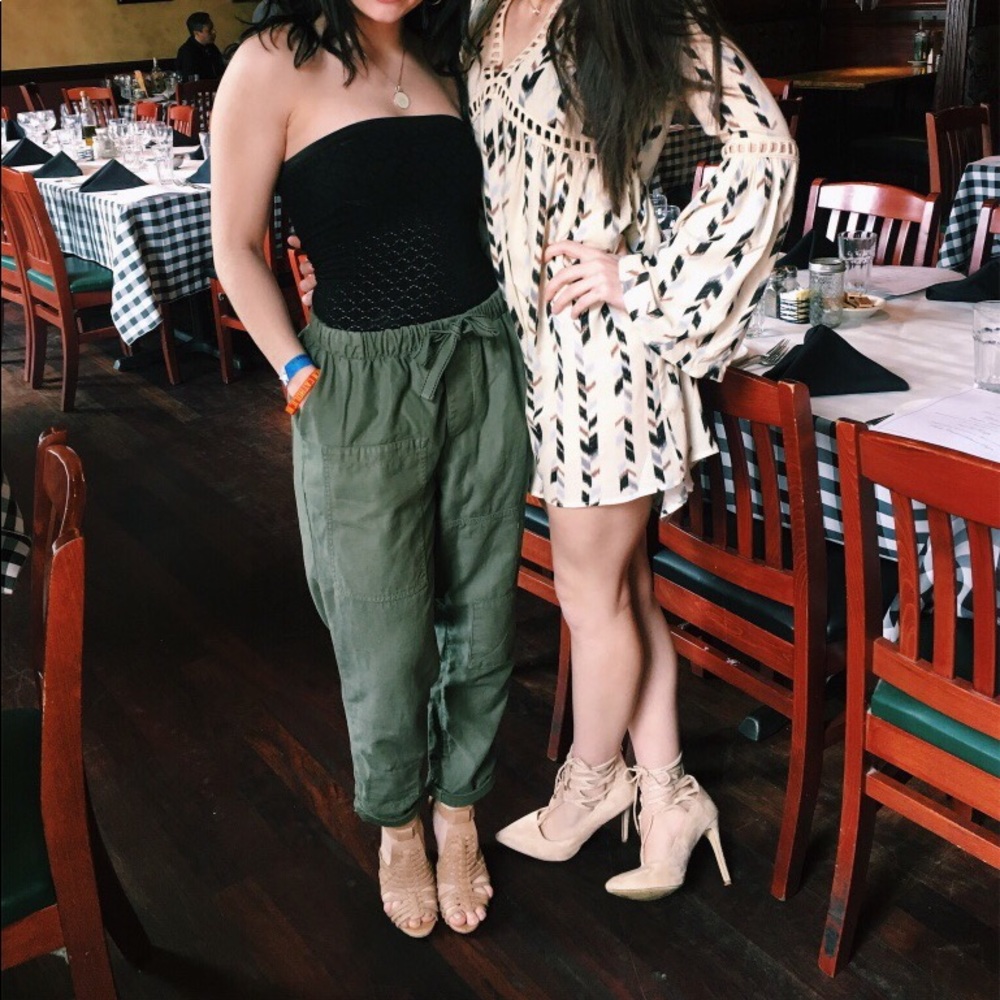 Army green pants